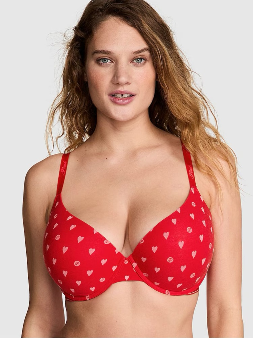 NWT VS RED HEART PUSH-UP BRA 34B